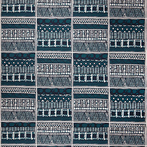 Suajili Azul Petrole by Gaston Y Daniela Designer Fabric