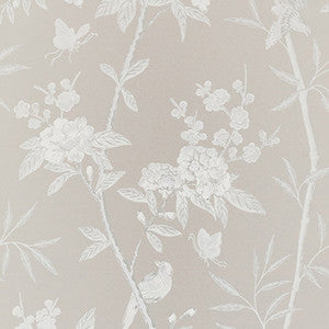 Peony & Blossom Soft Grey by G P & J Baker Designer Wallcovering
