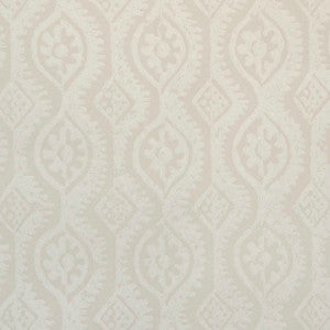 Small Damask White by Lee Jofa Designer Wallcovering
