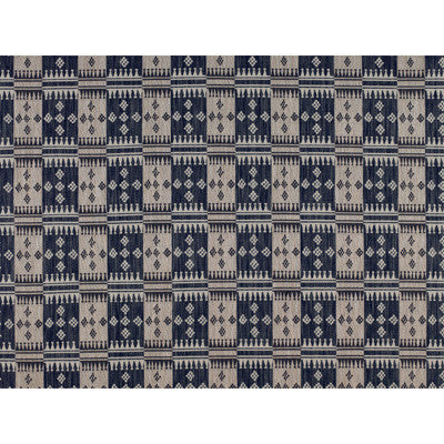 Santa Fe Azul Mar/Gris by Gaston Y Daniela Designer Fabric