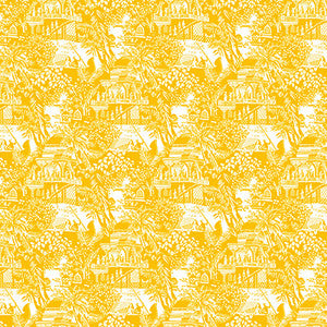 Olimpo Amarillo by Gaston Y Daniela Designer Wallcovering