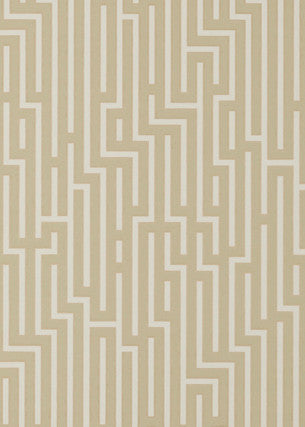 Fretwork Parchment by G P & J Baker Designer Wallcovering