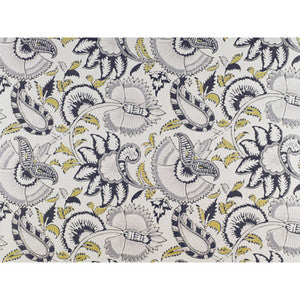 Orlando Gris/Amarill by Gaston Y Daniela Designer Fabric