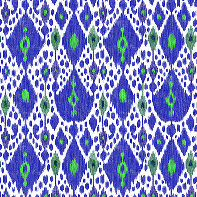 Ikat Azul by Gaston Y Daniela Designer Fabric