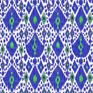 Ikat Azul by Gaston Y Daniela Designer Fabric