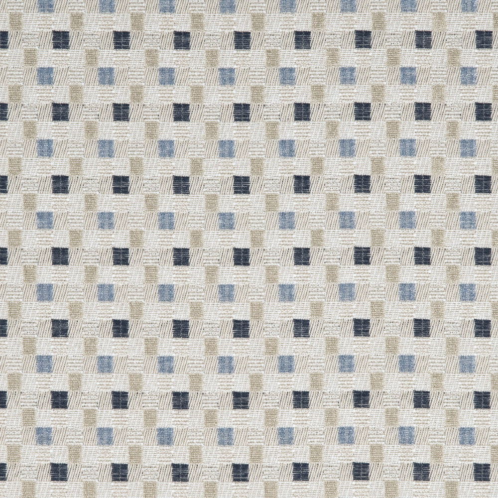 Skane Ivory/Stone/Grey by Baker Lifestyle Designer Fabric