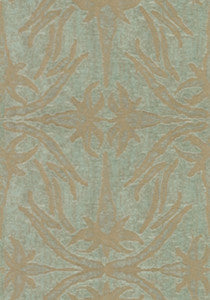 Lily Branch Aqua by Lee Jofa Modern Designer Fabric