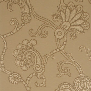 Marquise Damask Mole/Pewter by Mulberry Designer Wallcovering