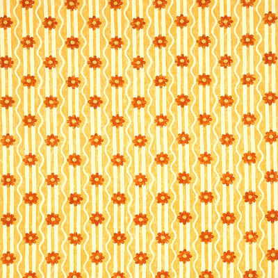 River Flower Yellow/ by G P & J Baker Designer Fabric