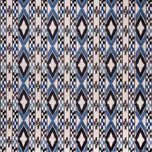 Queen Azul/Black by Gaston Y Daniela Designer Fabric