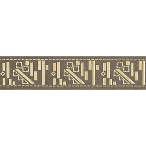 Fraktur Coffee/Cream by Lee Jofa Modern Designer Trim
