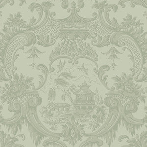 Chippendale China Olive by Cole & Son Designer Wallcovering