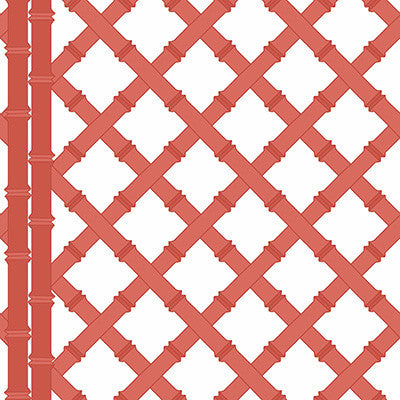 Trellis Blanco/Pomelo by Gaston Y Daniela Designer Wallcovering