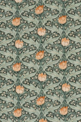 Tulip & Jasmine Teal by G P & J Baker Designer Fabric