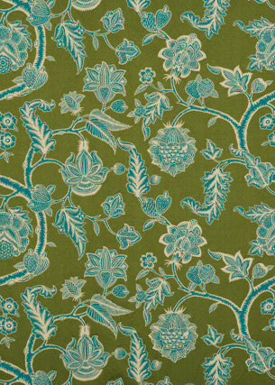 Kelway Moss/Teal by G P & J Baker Designer Fabric