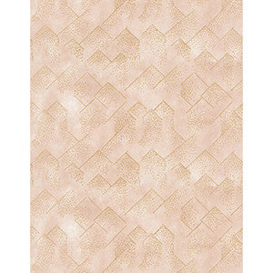 Brink Paper Blush/Gold by Lee Jofa Modern Designer Wallcovering