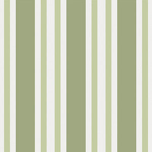 Polo Stripe Leaf Green by Cole & Son Designer Wallcovering