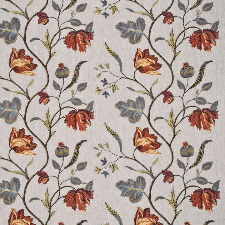 Tulip Tree Linen Pimento by G P & J Baker Designer Fabric