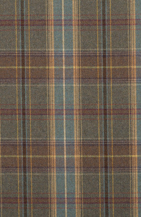 Shetland Plaid Heather by Mulberry Designer Fabric