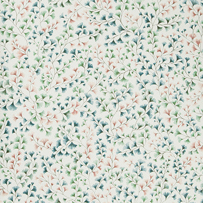 Maidenhair Petrol/Blush/M by Cole & Son Designer Wallcovering