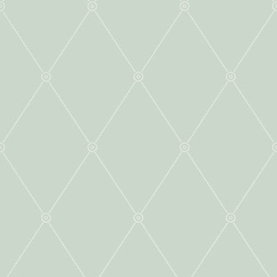 Large Georgian Rope Trellis Duck Egg by Cole & Son Designer Wallcovering