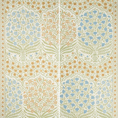 Sameera Paper Sapphire/Gold by Lee Jofa Designer Wallcovering