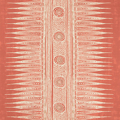 Indian Zag Paper Madder by Lee Jofa Designer Wallcovering