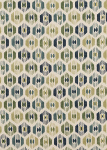 Caribana Peacock by Baker Lifestyle Designer Fabric