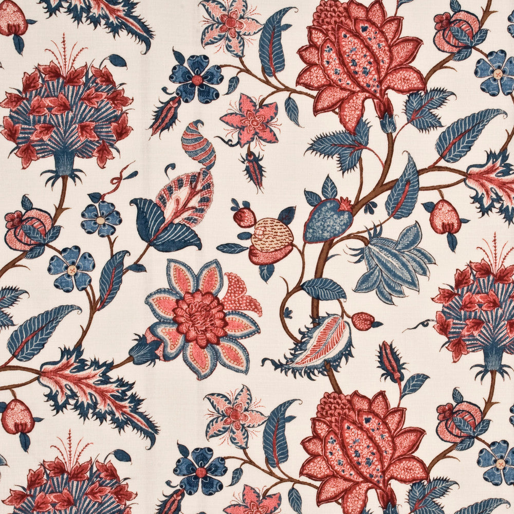 Baker'S Indienne Blue/Pink by G P & J Baker Designer Fabric