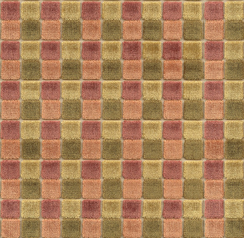 Firenze Ginger/Green by Mulberry Designer Fabric