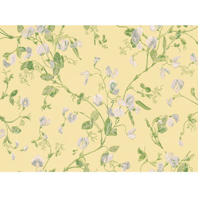 Sweet Pea Yellow by Cole & Son Designer Wallcovering
