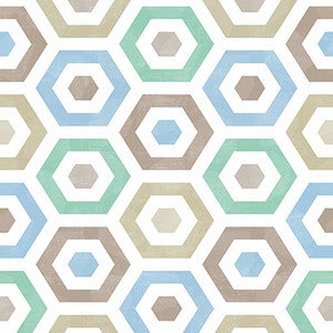 Pop Green Blue by Winfield Thybony Designer Wallcovering