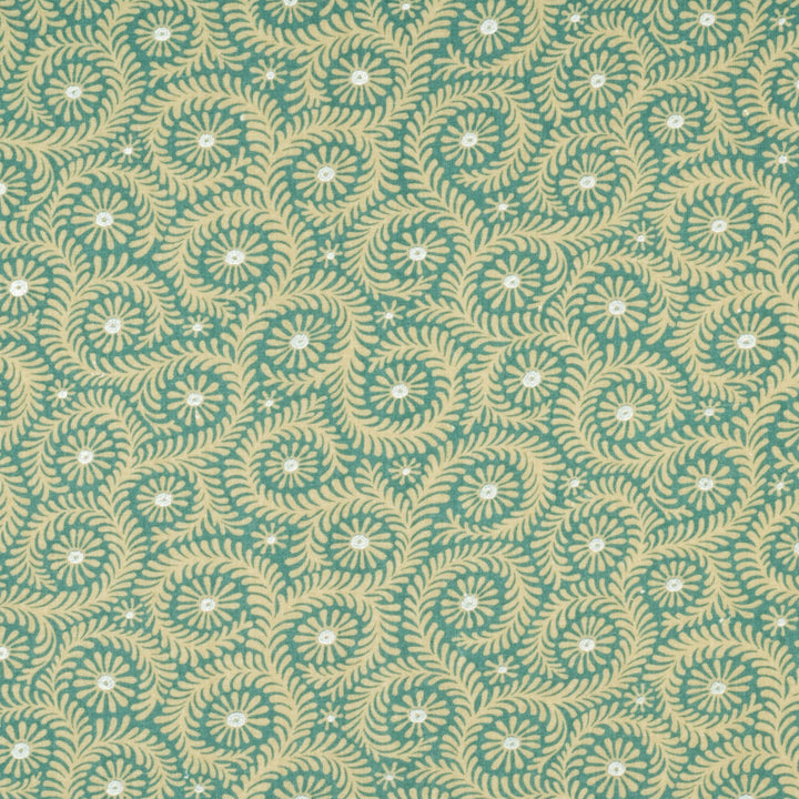 Foxy Aqua by Baker Lifestyle Designer Fabric