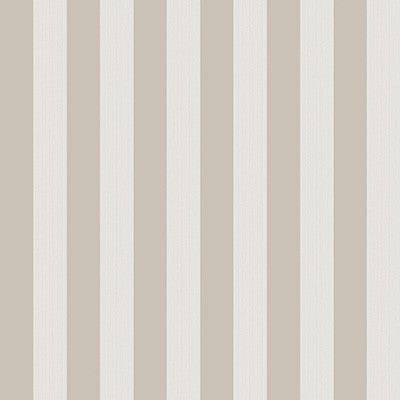 Regatta Stripe Stone/Parchment by Cole & Son Designer Wallcovering