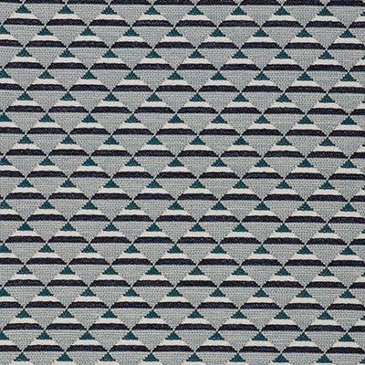 Piramides Azul by Gaston Y Daniela Designer Fabric