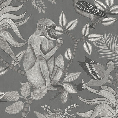 Savuti Charcoal by Cole & Son Designer Wallcovering
