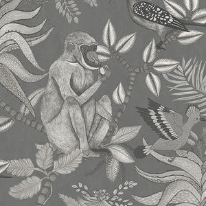 Savuti Charcoal by Cole & Son Designer Wallcovering