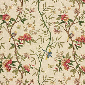 Peony & Blossom Sage/Beige by G P & J Baker Designer Fabric