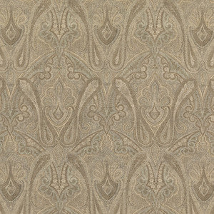 Canvas Paisley Mineral by Mulberry Designer Fabric