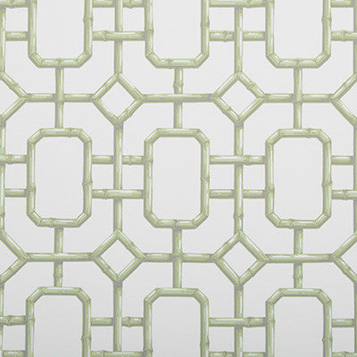 Bambu Fret Celery by Kravet Couture Designer Wallcovering