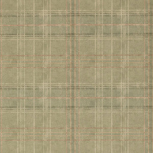 Shetland Plaid Lovat by Mulberry Designer Wallcovering