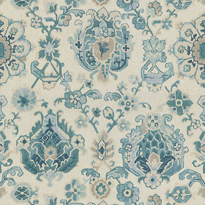 Saroukrug Aquamarine by Kravet Basics Designer Fabric