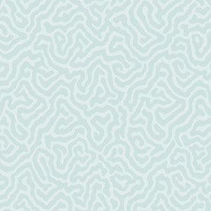Coral Print Room Blue by Cole & Son Designer Wallcovering