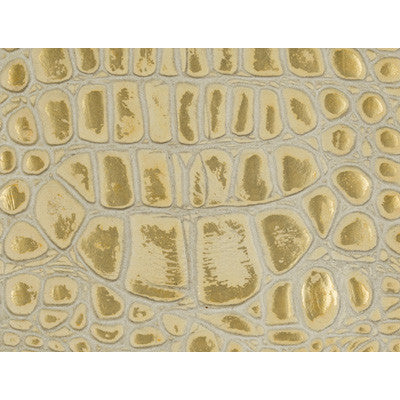 Gator White Gold by Kravet Couture Designer Fabric