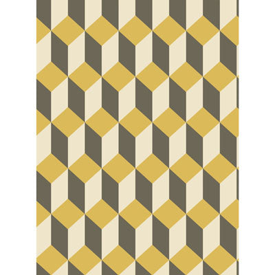 Delano Yellow And Black by Cole & Son Designer Wallcovering