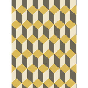 Delano Yellow And Black by Cole & Son Designer Wallcovering