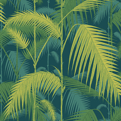 Palm Jungle Petrol/Lime by Cole & Son Designer Wallcovering