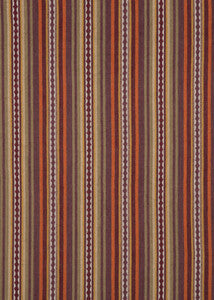 Dalton Stripe Spice/Plum by Mulberry Designer Fabric