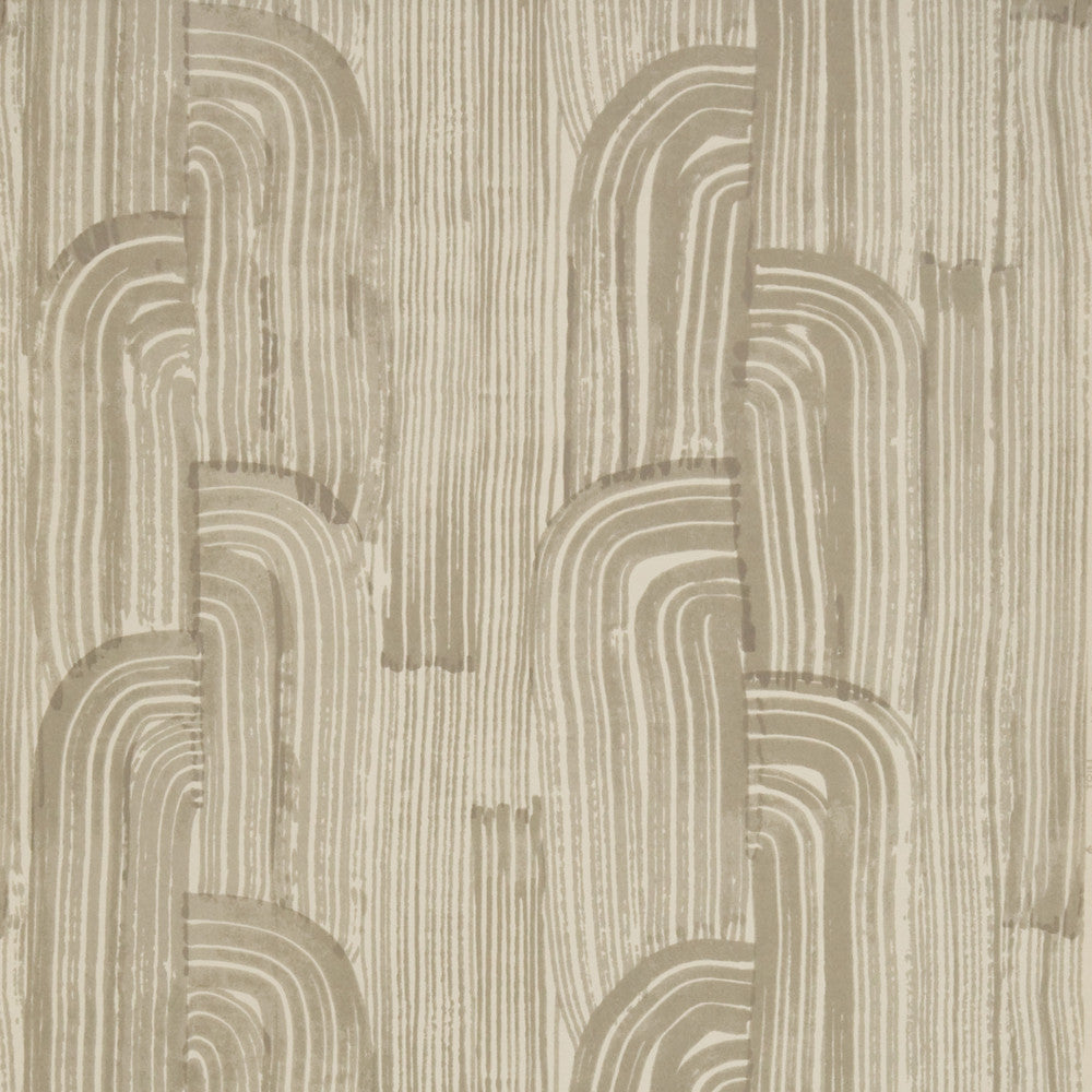 Crescent Paper Taupe/Putty by Lee Jofa Modern Designer Wallcovering