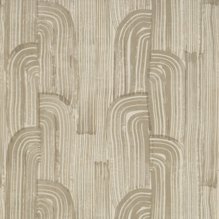 Crescent Paper Taupe/Putty by Lee Jofa Modern Designer Wallcovering